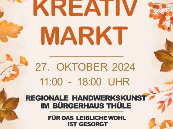 Thüler Kreativmarkt